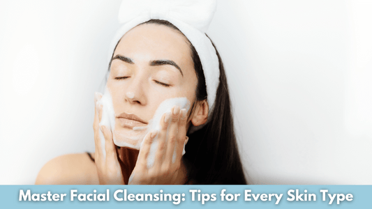 Woman Using Facial Cleanser