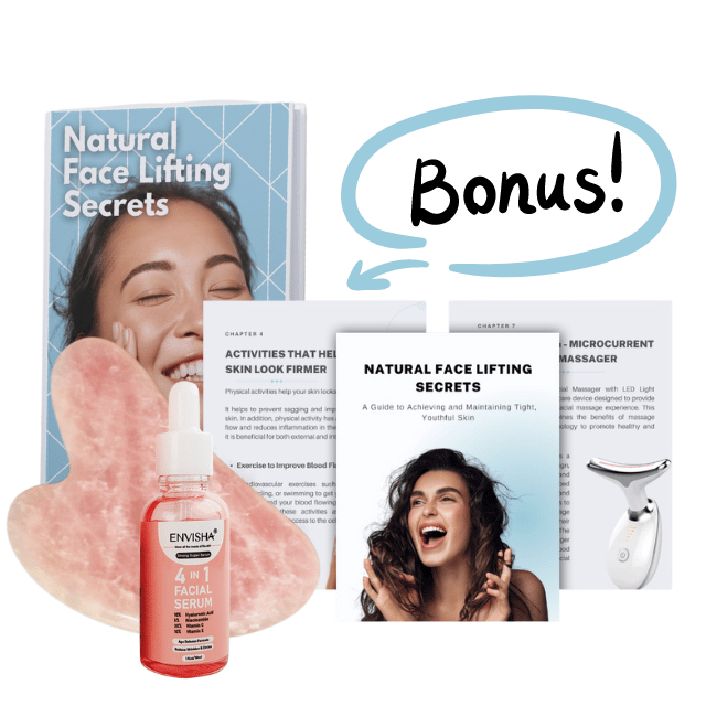 Free Bonus E Book and Gua Sha Gift with Face Serum