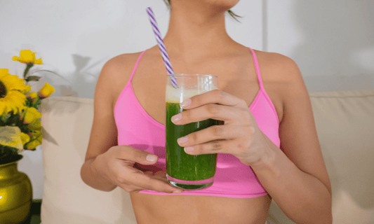 Woman Holding Skin Elixir