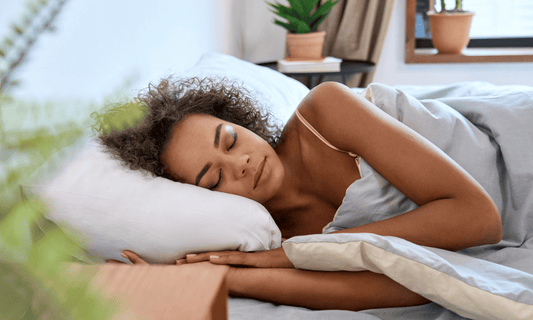 Woman Sleeping for Improved Skin Health