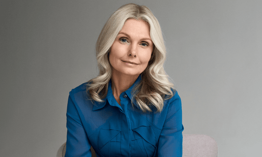 Woman on Menopause with Perfect Skin