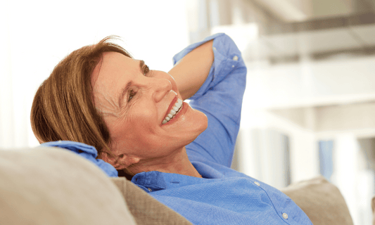 Woman with Aging Smile Lines