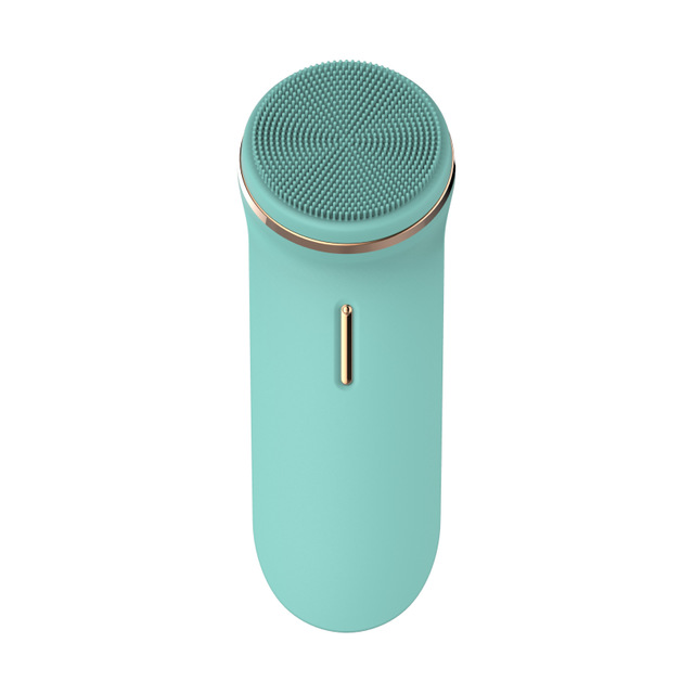 Blue Ultrasonic Silicone Face Cleaning Brush
