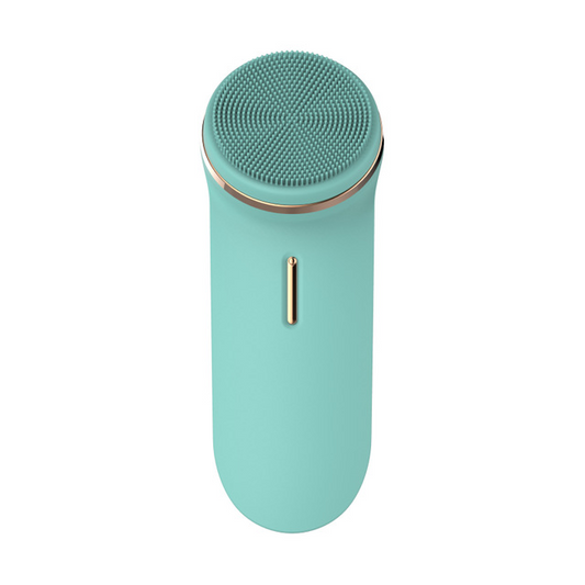 Blue Ultrasonic Silicone Face Cleaning Brush
