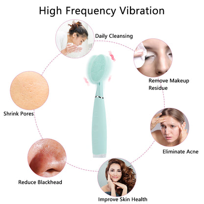 Electric Cleansing Silicone Brush for Face