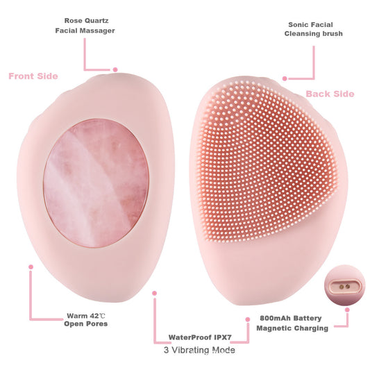 Waterproof Electric Face Cleansing Brush 